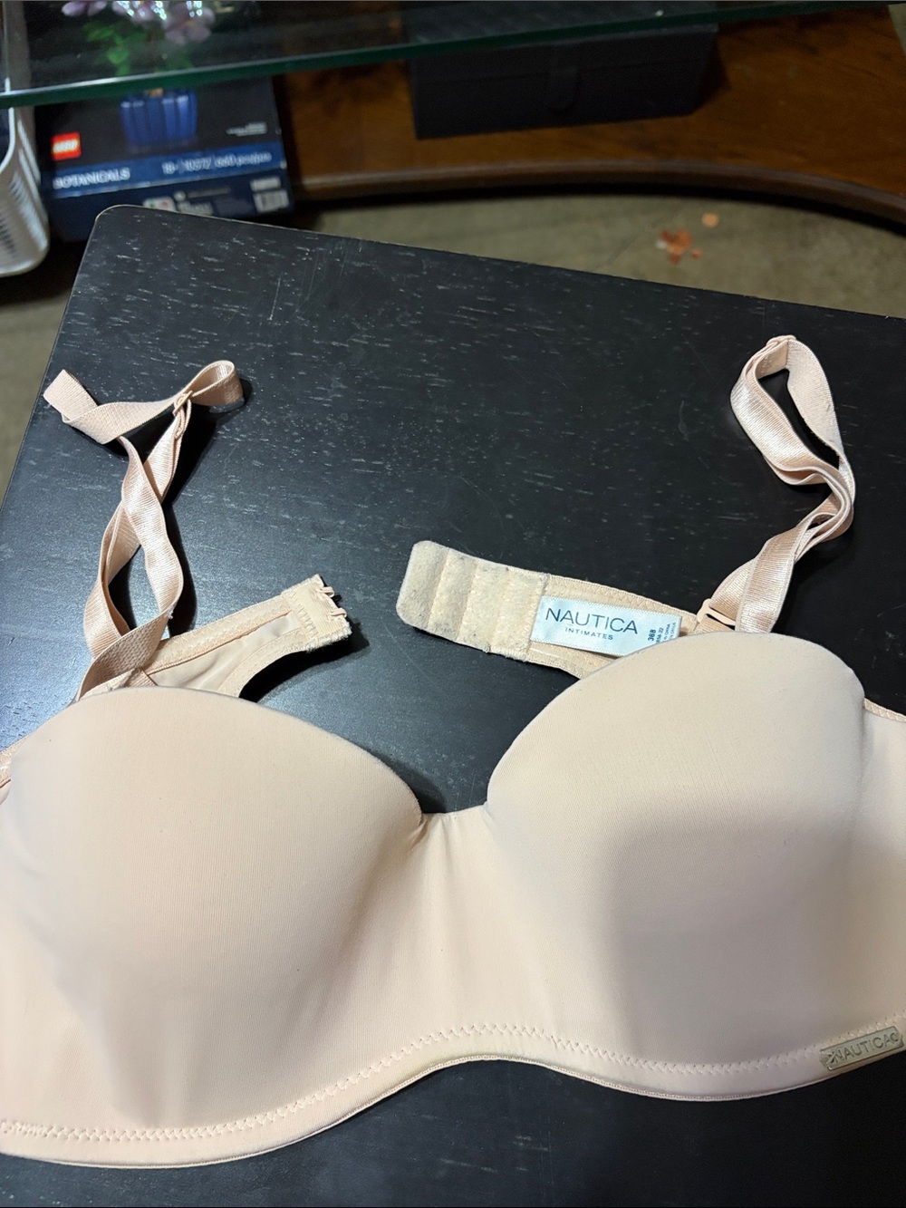 Nautica Beige Convertible Strapless Bra